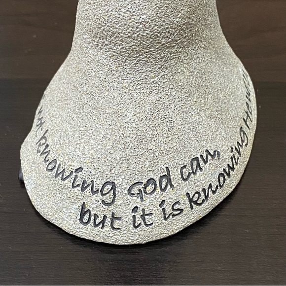 ARTSTONE by Carson Home Accents  “Faith” Lady Holding Cross Figurine - Picture 12 of 13